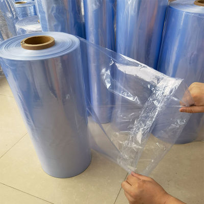 PVC heat Shrink Clear Film Memne Plastic Cosmetic Book Box shoes Packaging Canister Hot Shrinkable tube Transparent cylinder