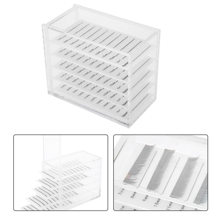 eyelash-storage-box-กล่องพลาสติกสําหรับเก็บกาวติดขนตาปลอม-5-ชั้น