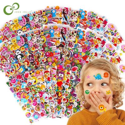 【CW】⊙﹍❉  Kids Stickers 40 20 Different Sheets Puffy Bulk for Boy Birthday Scrapbooking Teachers Animals Cartoon GYH