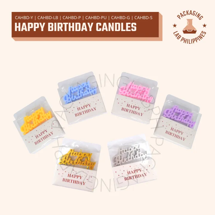 Happy Birthday Candles Script Lazada PH