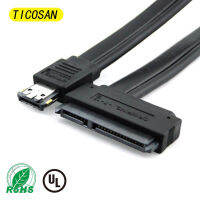 TICOSAN SA-009 SATA 22P 7 15P To Power ESATA USB 2-In-1สายเคเบิลข้อมูล12V 5V 0.5M