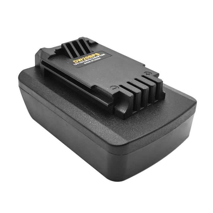 Battery Adapter For Dewalt 18V/20V Lithium Battery Converted To Black ...