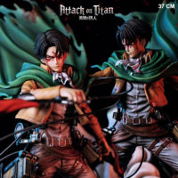 Figure ฟิกเกอร์ LC Studio จากการ์ตูนเรื่อง Attack on Titan ผ่าพิภพไททัน Levi Ackerman รีไวล์ แอคเคอร์แมน 1/6 สูง 37 cm หัวหน้าหน่วยสำรวจสุดโหด Ver Anime Hobby โมเดล ตุ๊กตา อนิเมะ การ์ตูน มังงะ ของขวัญ Doll manga Model New Collection Gift ของสะสม