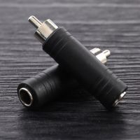 ‘；【。 5PCS/Set 6.35Mm 1/4 Inch Mono Female Jack To RCA Male Plug Audio Adapter Cable Converter Microphone Adapter M/F