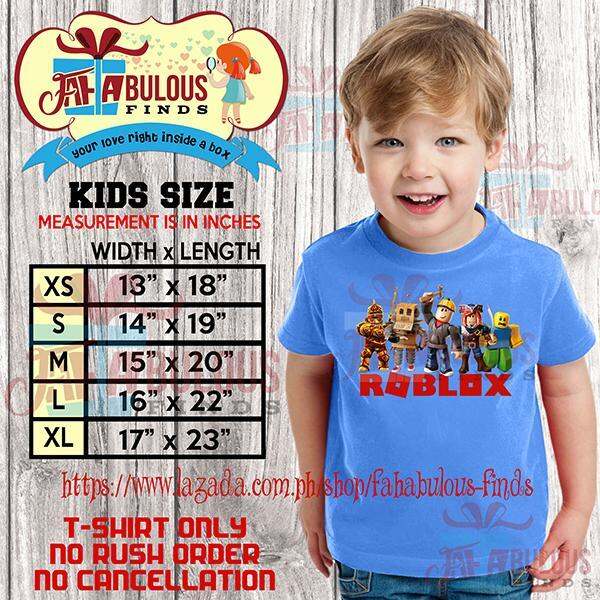 Roblox Children's Short Sleeve T-shirt Cotton Summer Children