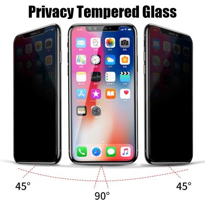 [spot goods66] Anti Spy Protector สำหรับ iPhone 11 Pro Max XS XR X 7 8 6 6S Plus หน้าจอความเป็นส่วนตัวกระจกนิรภัย9H HD สำหรับ iPhone 12 Pro Max SE 2020