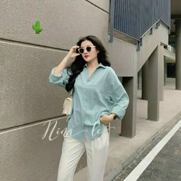 Sơmi đũi Nữ Giá Tốt T072023  Mua tại Lazadavn