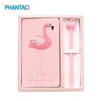 Creative Fresh Pink Flamingo Style Notebook Printed Kawaii Paper Note Book Traveler Journey Diary Notepad Girls Stationery