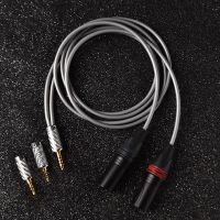 4.4 3.5 2.5mm male to dual 3 pin xlr balanced for zx300a nw wm1A hiby fiio lriver Microphones Speakers Sound Consoles Amplifier Adapters