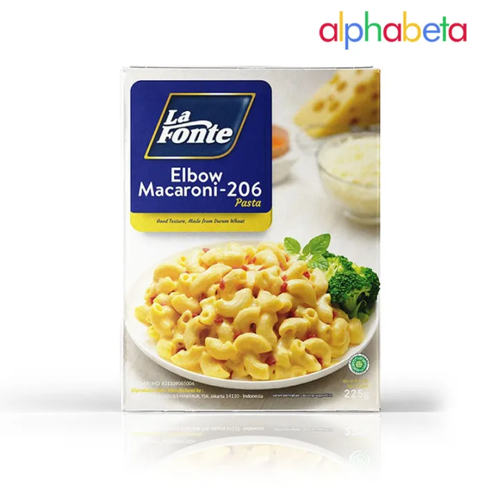 LA FONTE ELBOW MACARONI 206 225 GR - PASTA MAKARONI INSTANT SIAP MASAK |  Lazada Indonesia