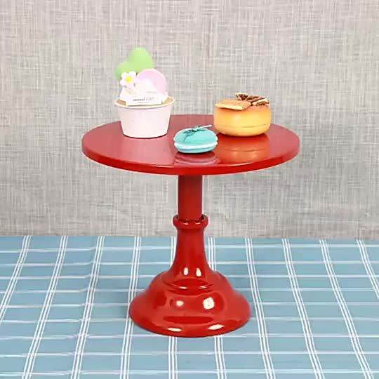 （HOT)Cake stand Home party display stand wedding decoration wrought iron birthday tray dessert