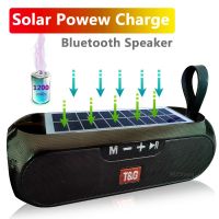 Altavoz De Columna Con Bluetooth, Banco De Energía Solar Portátil,TWS, Hifi,Estéreo,Caja De Música Inalámbrica,Boom,ภายนอก