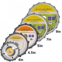 100/125/180 / 230 มม. แผ่นแกะสลักไม้มุมเครื่องบดโซ่แผ่นดิสก์ 14/16/20 ฟันสําหรับแผ่นตัดยางแข็งพลาสติกไม้ 1 ชิ้น