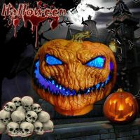 Halloween Pumpkin Lantern Ghost LED Lamp Jack-O-Lantern Festival Glowing Pumpkins Horror Prop Outdoor Decor Halloween Decoration