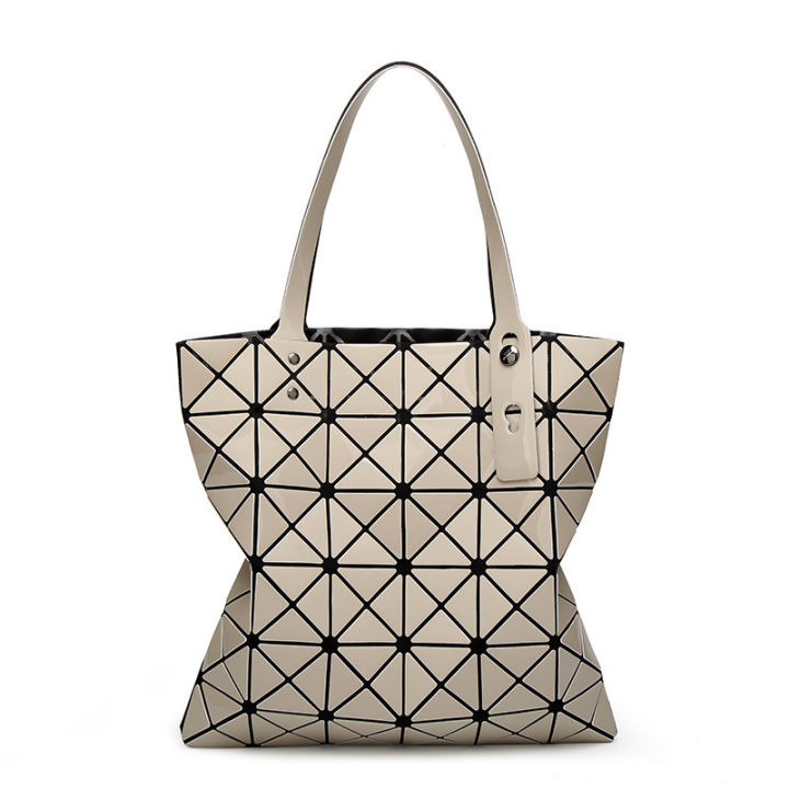 geometric-diamond-pattern-bag-women-s-bag-2023-summer-new-one-shoulder-portable-japanese-style-trendy-bag-stylish-bag-กระเป๋า