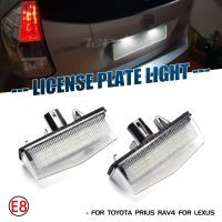 2pc CanBus Led Car License Plate Light Bulb For Toyota Prius Plus V Venza Matrix RAV4 For Lexus White Led Car Number Plate Light