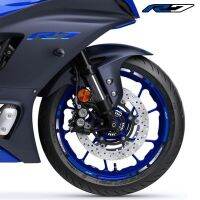 HOTnew สติกเกอร์ลายล้อรถจักรยานยนต์คุณภาพสูงและใหม่ขอบสะท้อนแสงสำหรับ Yamaha YZF Yzf-R7 R7 2022 2023