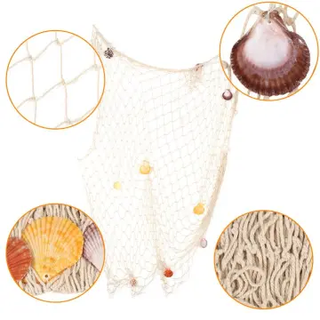 Fish Net Decor Nautical Seaside Beach Theme Sea Ocean Home Wall Party  Decorative