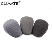 CLIMATE Men Berets Beret หมวกผู้ชายหมวกอบอุ่นหมวกแบน Vintage Blank Beret สำหรับชายสบายๆหนา R ผู้ใหญ่ผู้ชายหมวกแบน Beret