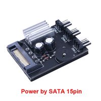 【✲High Quality✲】 tu884140474 Casing Pc คอมพิวเตอร์พัดลมระบายความร้อน Cpu 3ขาความเร็วพัดลมทำความเย็นตัวควบคุมอุณหภูมิ3ขาพัดลมฮับแยกแหล่งจ่ายไฟโดย4pin หรือ Sata