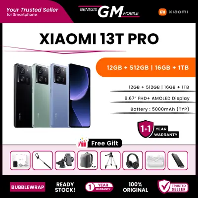 Xiaomi 13T Pro (12GB + 512GB / 16GB + 1TB) – Original Malaysia Set – Satu  Gadget Sdn. Bhd.