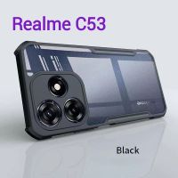 Realme C53ตรงรุ่น(พร้อมส่งในไทย)เคสกันกระแทกขอบสีหลังใสOPPO Realme C53