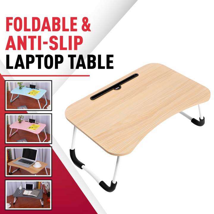 Laptop Table Foldable Table Antislip Notebook Table Portable Computer