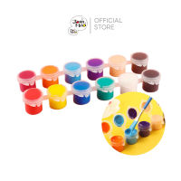 JoanMiro เซตสีอะคริลิค 12 สี พร้อมแปรงระบาย - Acrylic Paint kit- Pearlescent series