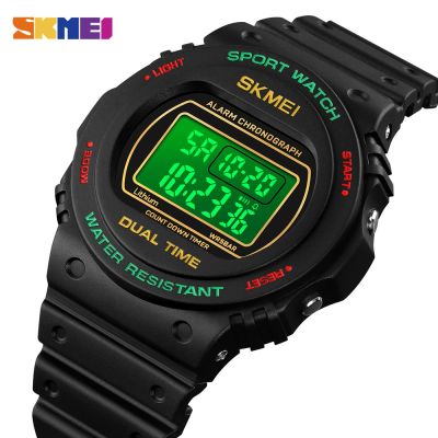 （A Decent035）SKMEI Japanmovement MenWatch Count Down 5BarMens Wristwatches Clock Alarmoreloj Hombre 1776