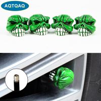 4Pcs/Set Valve Caps Skull Tire Valve Dust Caps for Car Motorbike Bicycle Accessories tire valve caps