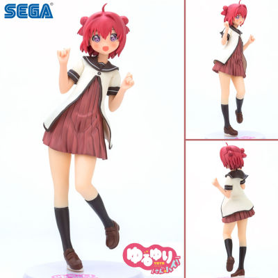 Figure ฟิกเกอร์ งานแท้ 100% Sega Yuru Yuri San Hai คลับบ้าฮาต๊อง Akari n Akaza อาคาสะ อาคาริ ชุดนักเรียน Ver Original from Japan Anime ของสะสมหายาก อนิเมะ การ์ตูน มังงะ คอลเลกชัน ของขวัญ Gift New Collection Doll ตุ๊กตา manga Model โมเดล