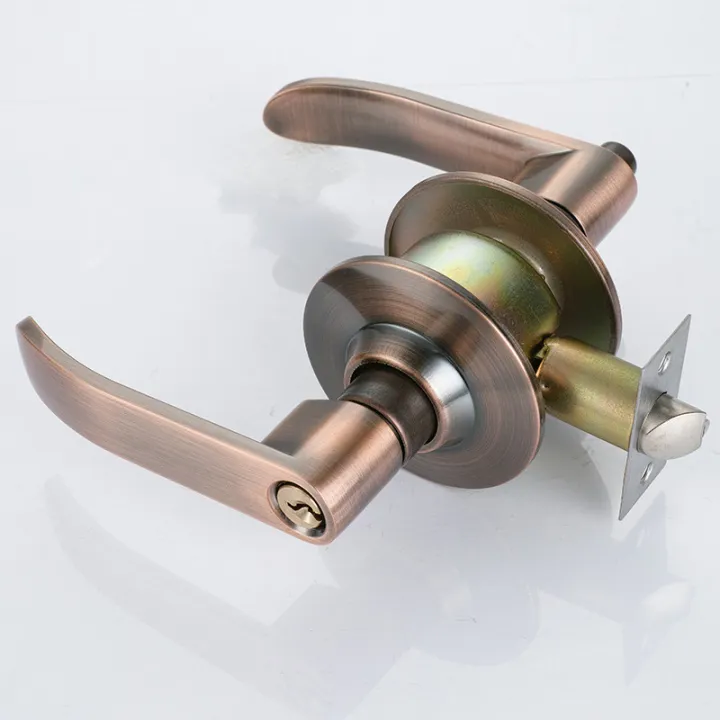 【MC】Aluminum alloy ball handle lock bedroom door lock toilet door ball lock plastic steel door