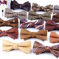 New Striped Bow tie Fashion Floral Bow tie For Men Women Bow knot Adult Bow Ties Cravats Groomsmen Bowties For Wedding Gifts Nails Screws Fasteners