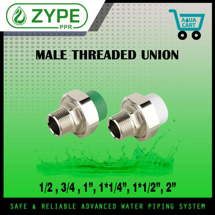 ZYPE PPR MALE THREADED UNION Lazada PH
