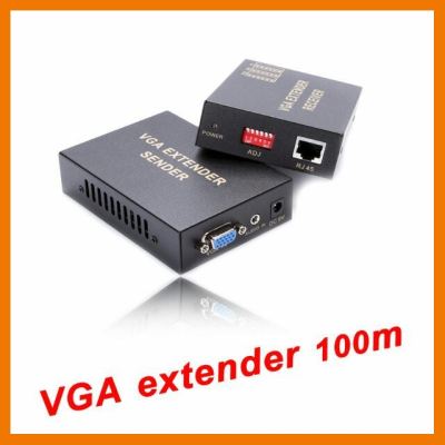 HOT!!ลดราคา VGA extender 100M ตัวแปลงสัญญาณVGA ต่อผ่านสายlan with Audio 100M ##ที่ชาร์จ แท็บเล็ต ไร้สาย เสียง หูฟัง เคส Airpodss ลำโพง Wireless Bluetooth โทรศัพท์ USB ปลั๊ก เมาท์ HDMI สายคอมพิวเตอร์