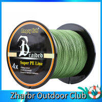 Zharbr Outdoor Club เอ็นตกปลาสีเดียวความแข็งแรงสูง,300ม./328yds 4ถักเปีย