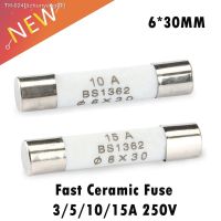 ∏❅✹ 10Pcs/lot 6x30mm fast ceramic fuses Kit assortment 250V 3A 5A 10A 6x30mm AMP Fuse tube