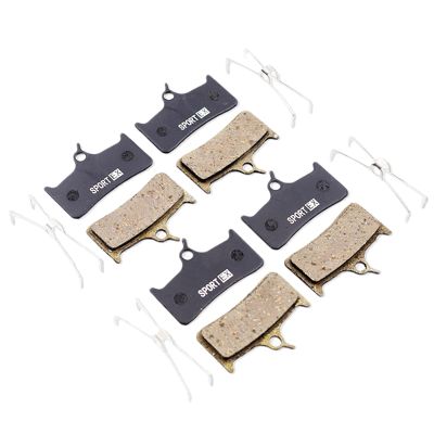 4 Pairs Bicycle Disc Brake Pads for HOPE DH4 E4 and for M755 Caliper,Sport EX Class,Resin