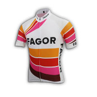 CUT FAGOR TEAM Retro Classic ONLY Mens Cycling Jersey Short Sleeve Bicycle Clothing Ropa Ciclismo