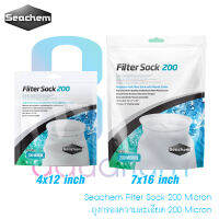 ถุงกรอง 200 ไมครอน Seachem Filter Sock 200 Micron