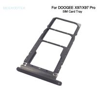 DOOGEE X97 X97 Pro ถาดใส่ซิมการ์ดชิ้นส่วนอะแดปเตอร์ถาดใส่การ์ดสล็อตสำหรับ X97สมาร์ทโฟนแบบโปร LKT37124ของ Doogee