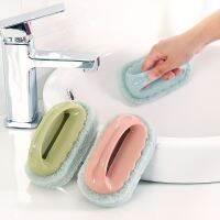 【CC】 Household Cleaning Tools Handle Sponge Mop Multi-functional Bottom Bathtub Top