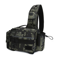 Multifunctional Fishing Tackle Bags Single Shoulder Crossbody Bag Waist Pack Fish Lures Gear Utility Storage Fishing Bag X232G