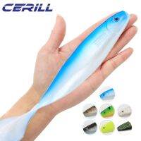 Cerill 70 G เหยื่อปลอมซิลิโคนหางยาว23.5 Cm,Umpan Pancing Lembut เทียมขนาดใหญ่ปลาไพค์ปลาแบสว่ายน้ำน้ำเค็ม