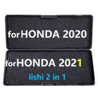 Lishi 2 In 1เครื่องมือสำหรับฮอนด้า2021 2020สำหรับ Honda2020ช่างทำกุญแจถอดรหัสที่เปิด2in1เครื่องมือ