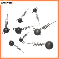 WENKEN 5g 7g 10g 15g 20g 25g 30g 50g ทนทาน ล่ออ่อน Connect ใหม่ เฟล็กซ์เฮด Jig Head Sinkers สกรูยึดตะกั่ว ล่อหนอนอ่อนไพค์