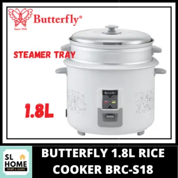 New Butterfly Stainless Steel SS Inner Pot Rice Cooker BRC SS150