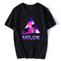 Ricardo Milos Aesthetic Vaporwave Vintage ฤดูร้อนผู้ชายเสื้อยืด Harajuku Streetwear ผ้าฝ้าย Camisetas Hombre ผู้ชายตลก T เสื้อคุณภาพสูงเสื้อยืด