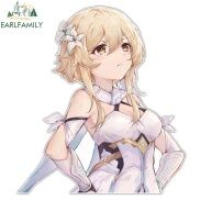 EARLFAMILY Đề Can Xe Hơi Anime Genshin Impact 13Cm X 11.7Cm Đề Can Hoạt