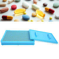 0 #400 หลุม Capsule Powder FILLER PLATE แคปซูลเปล่าแผ่นแคปซูลบรรจุด้วยตนเองเครื่องมือสีฟ้า